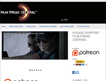 Tablet Screenshot of filmfreakcentral.net